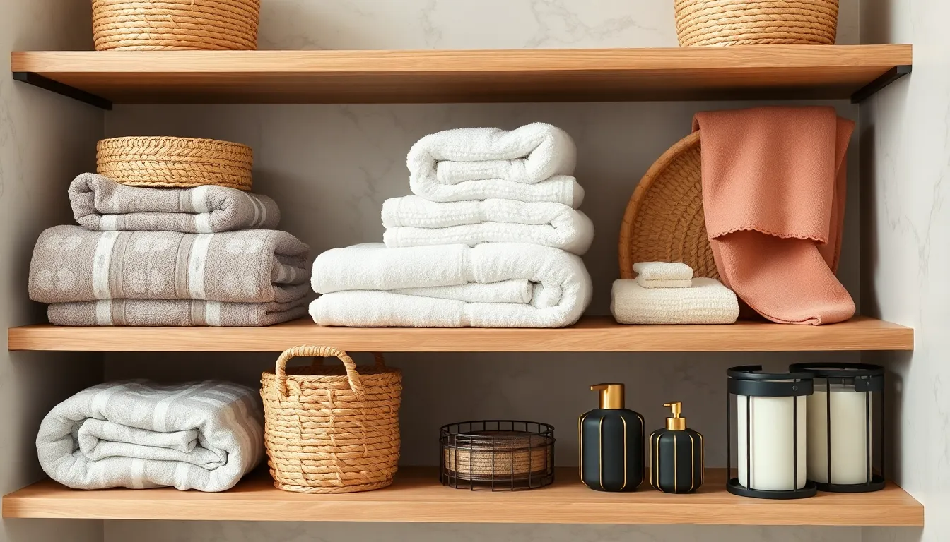25 Stunning Bathroom Shelf Decor Ideas That Transform Any Space 12 25 Stunning Bathroom Shelf Decor Ideas That Transform Any Space 11
