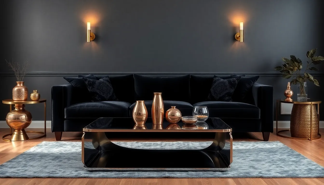 25 Stunning Black Sofa Living Room Ideas That Will Transform Your Space 2 25 Stunning Black Sofa Living Room Ideas That Will Transform Your Space 1
