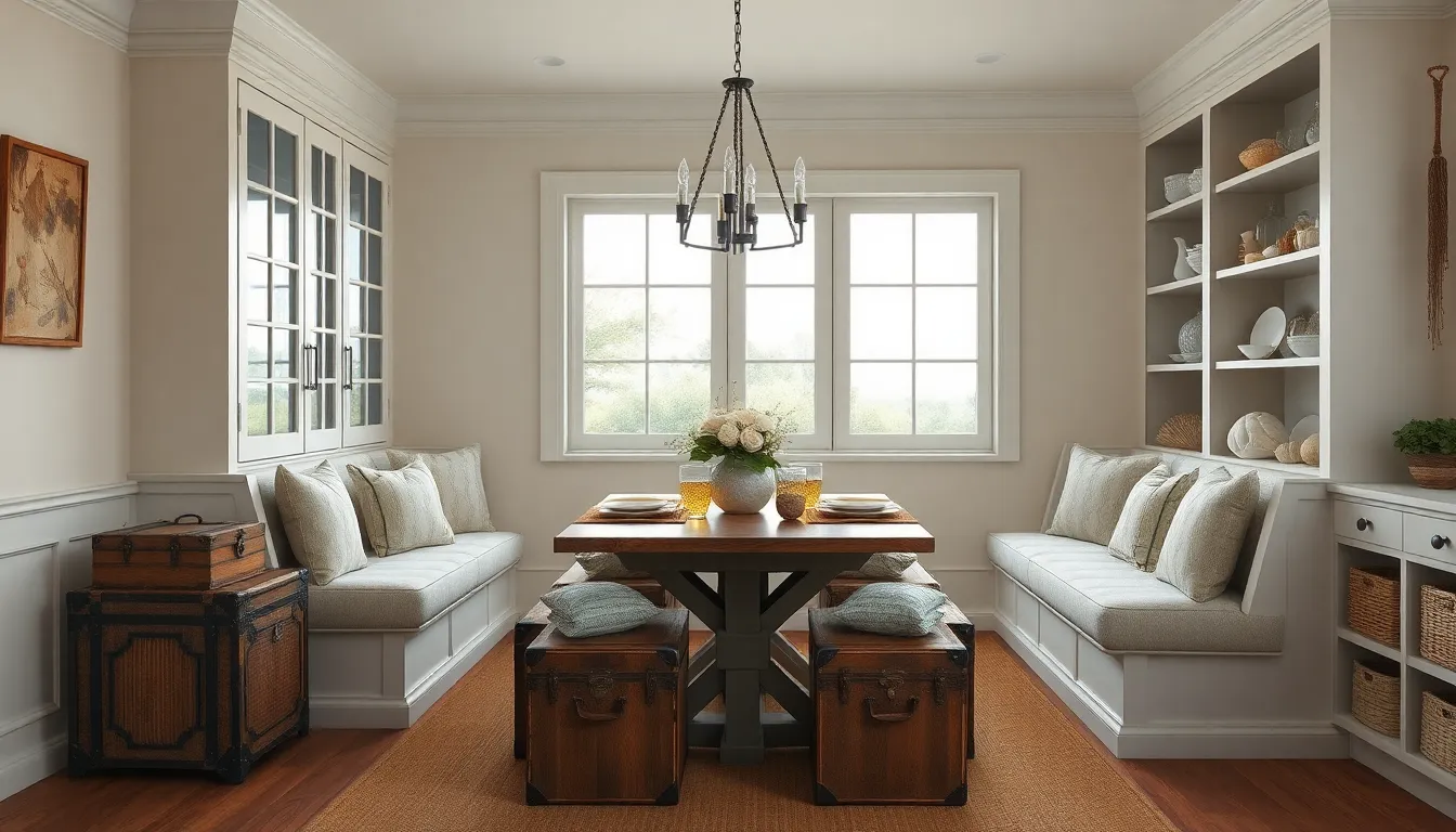 15 Coastal Dining Room Ideas That Bring Beach Vibes to Your Home 12 15 Coastal Dining Room Ideas That Bring Beach Vibes to Your Home 11
