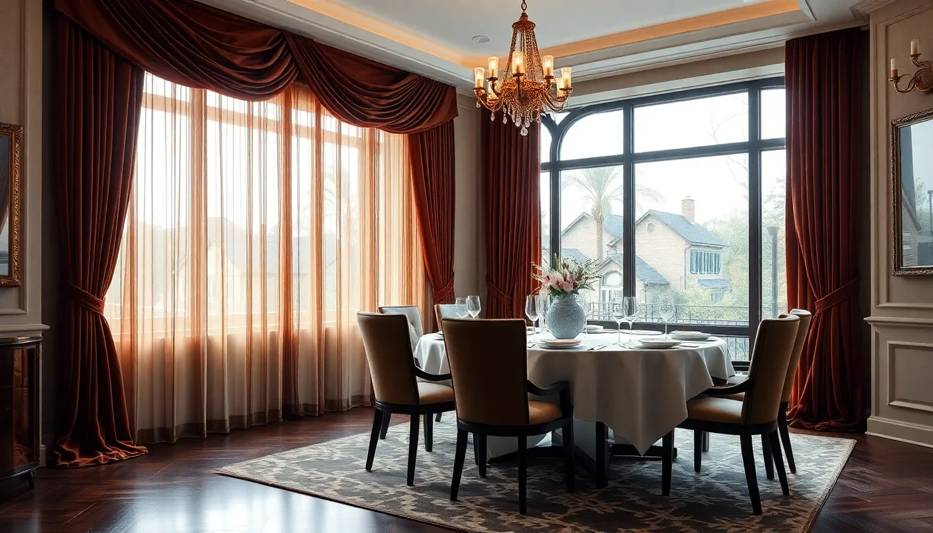 25 Stunning Dining Room Curtain Ideas That Transform Your Space Instantly 12 25 Stunning Dining Room Curtain Ideas That Transform Your Space Instantly 11