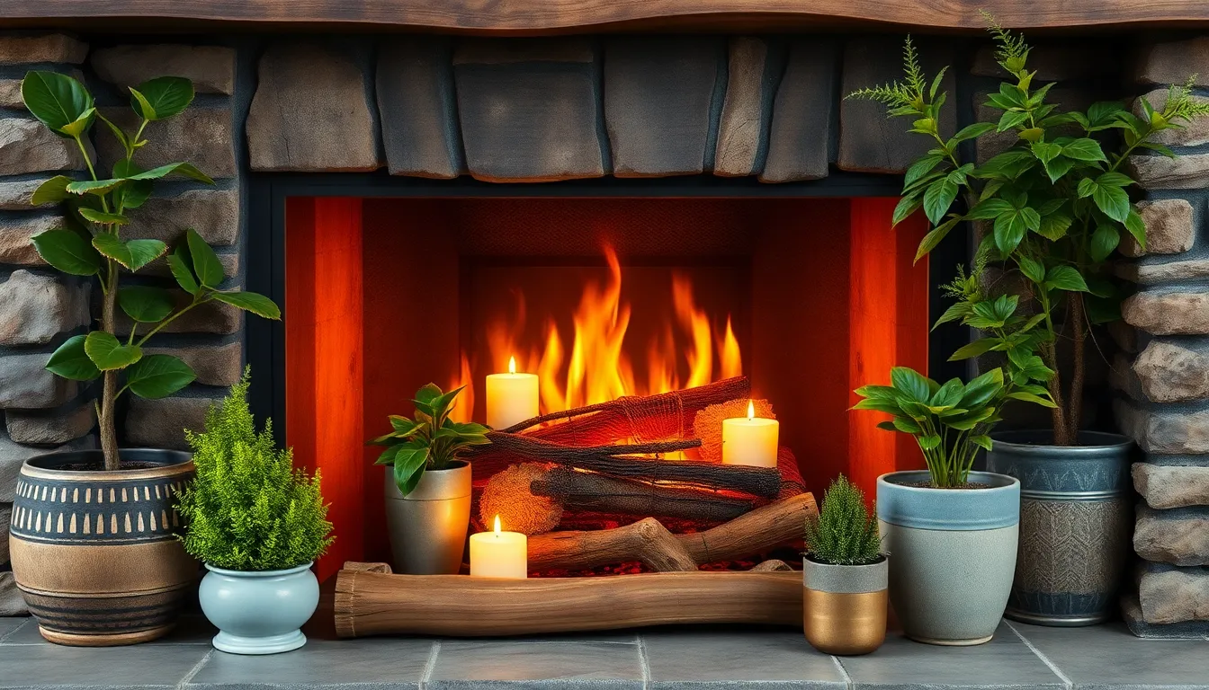 25 Cozy Fireplace Decor Ideas to Transform Your Living Space Year-Round 12 25 Cozy Fireplace Decor Ideas to Transform Your Living Space Year-Round 11