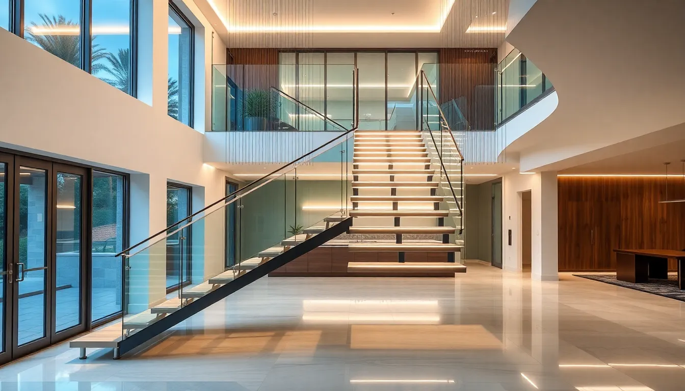 27 Stunning Floating Staircase Ideas That Will Transform Your Home in 2025 12 27 Stunning Floating Staircase Ideas That Will Transform Your Home in 2025 11
