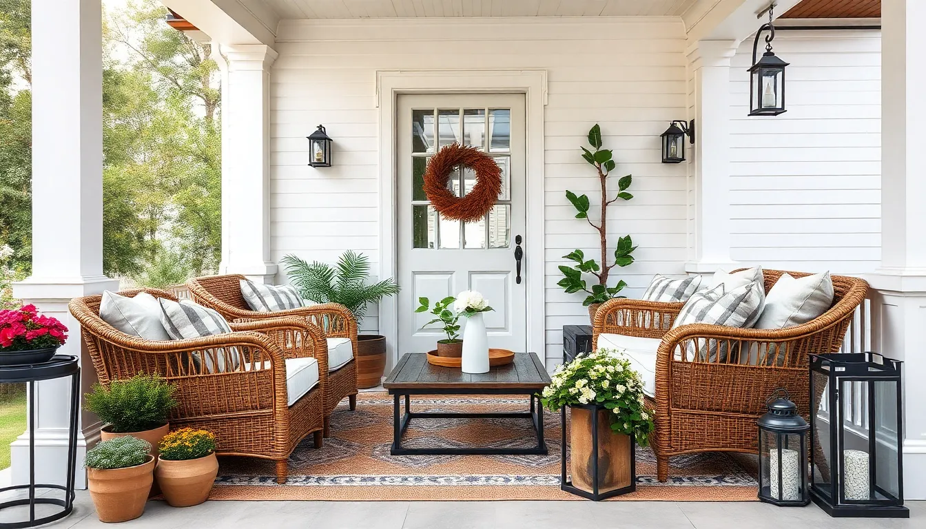 25 Stunning Front Porch Decorating Ideas to Boost Your Home's Curb Appeal 11