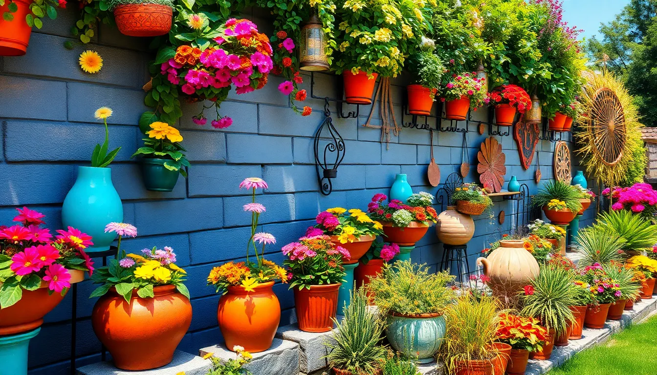 25 Stunning Garden Wall Decor Ideas to Transform Your Outdoor Space 12 25 Stunning Garden Wall Decor Ideas to Transform Your Outdoor Space 11