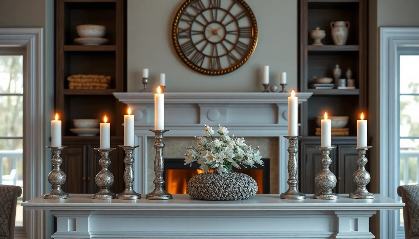25 Stunning Mantle Decorating Ideas to Transform Your Fireplace (Budget-Friendly!) 12 25 Stunning Mantle Decorating Ideas to Transform Your Fireplace (Budget-Friendly!) 11