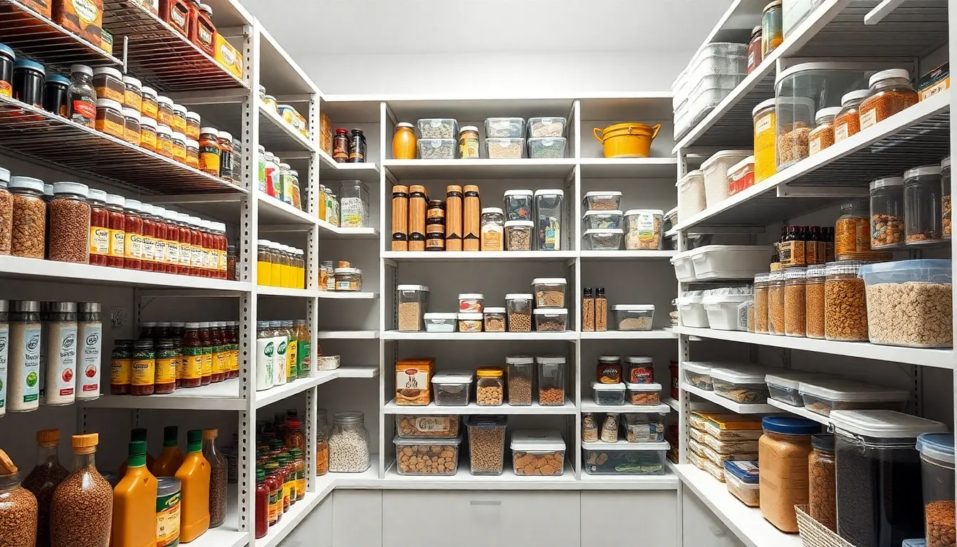 25 Clever Pantry Shelving Ideas That'll Transform Your Kitchen Storage 12 25 Clever Pantry Shelving Ideas That'll Transform Your Kitchen Storage 11