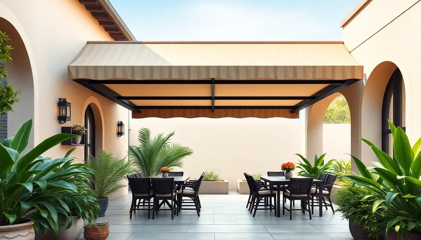 25 Stunning Patio Awning Ideas to Transform Your Outdoor Space in 2025 12 25 Stunning Patio Awning Ideas to Transform Your Outdoor Space in 2025 11