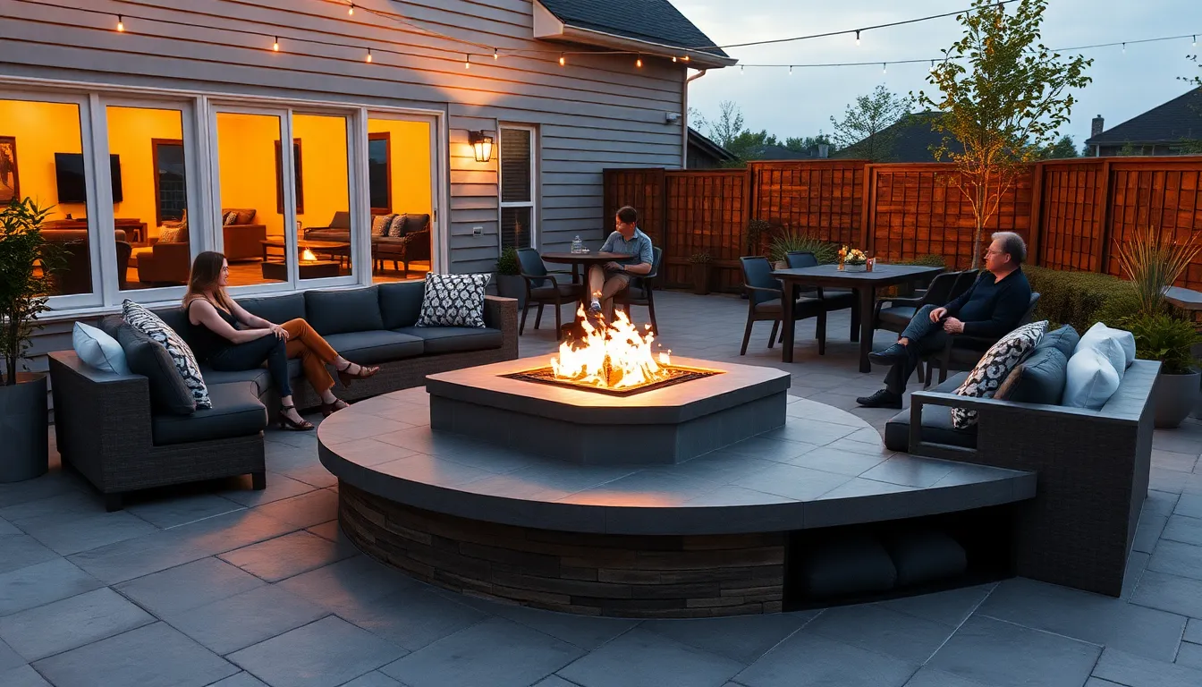 25 Stunning Patio Fire Pit Designs That Will Transform Your Backyard in 2025 12 25 Stunning Patio Fire Pit Designs That Will Transform Your Backyard in 2025 11