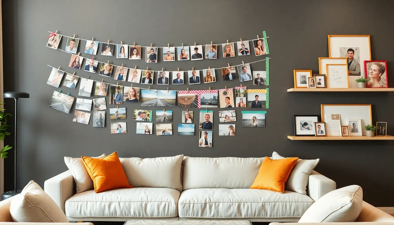 27 Stunning Photo Wall Ideas That Transform Any Blank Wall Into Art 12 27 Stunning Photo Wall Ideas That Transform Any Blank Wall Into Art 11