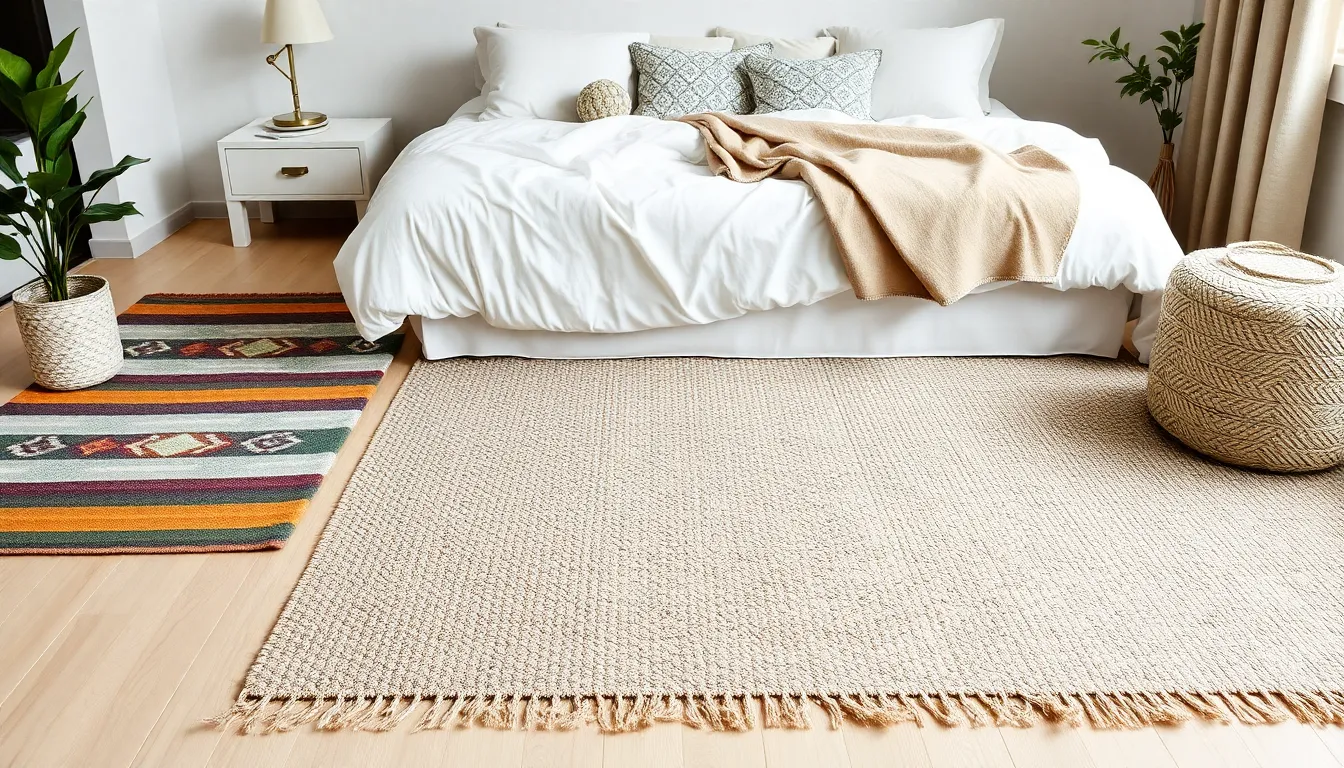 15 Stunning Rug Ideas for Bedroom Spaces That Transform Your Sleep Sanctuary 12 15 Stunning Rug Ideas for Bedroom Spaces That Transform Your Sleep Sanctuary 11