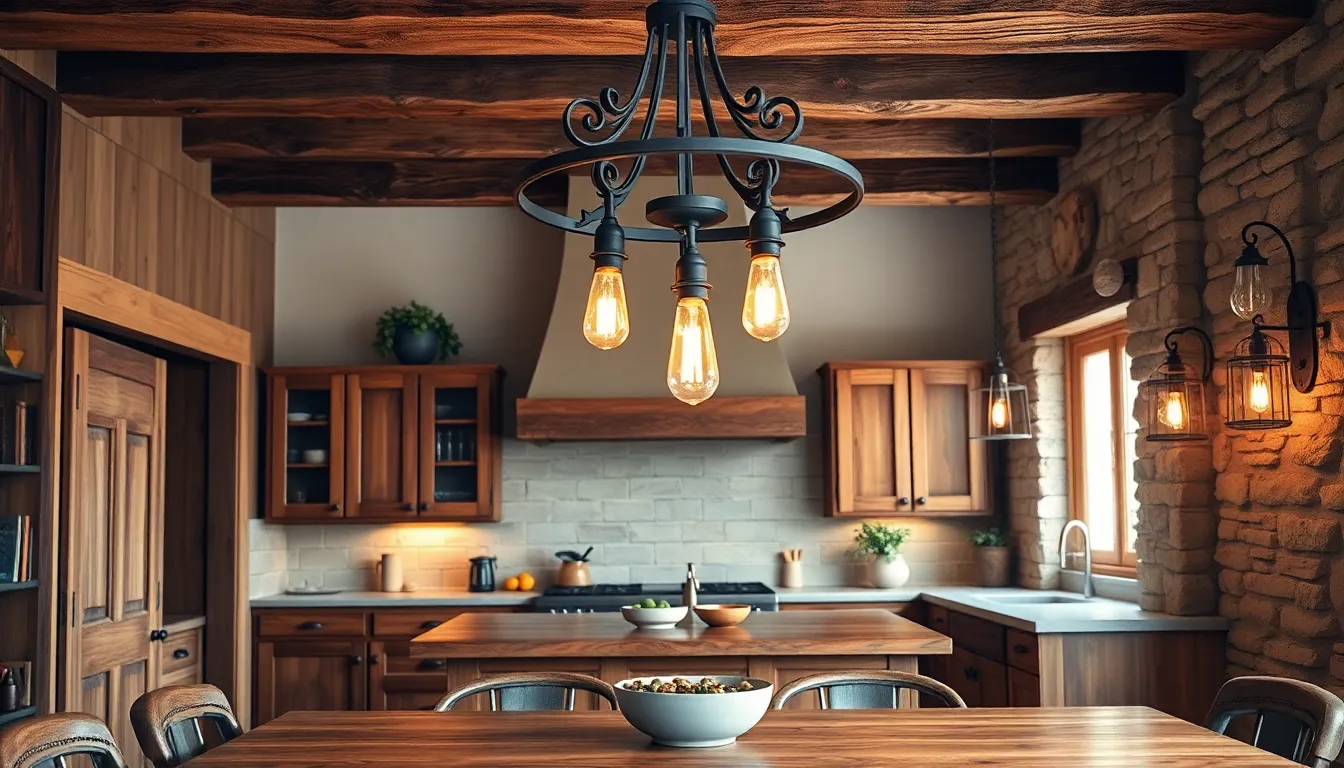 25 Rustic Kitchen Ideas That Blend Farmhouse Charm with Modern Function 12 25 Rustic Kitchen Ideas That Blend Farmhouse Charm with Modern Function 11