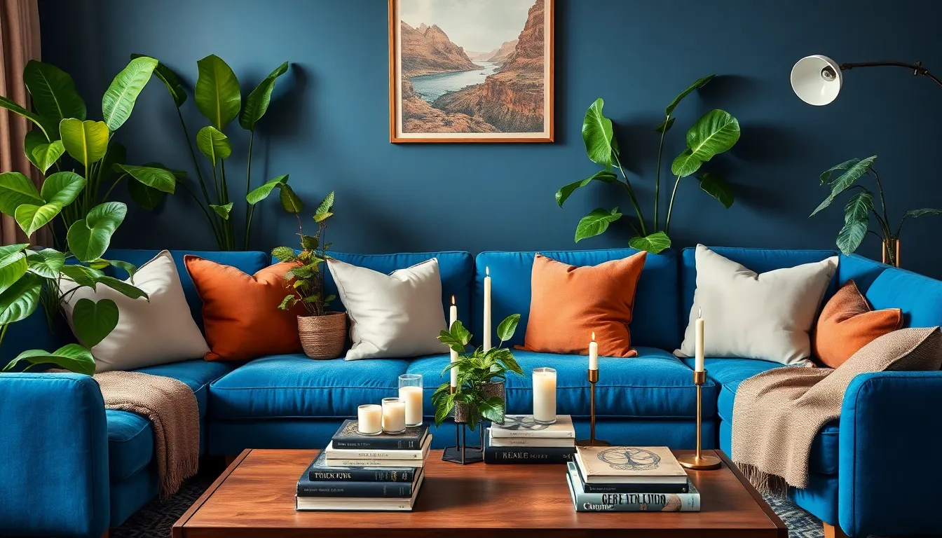 27 Blue Sofa Living Room Ideas That Will Transform Your Space 14 27 Blue Sofa Living Room Ideas That Will Transform Your Space 13