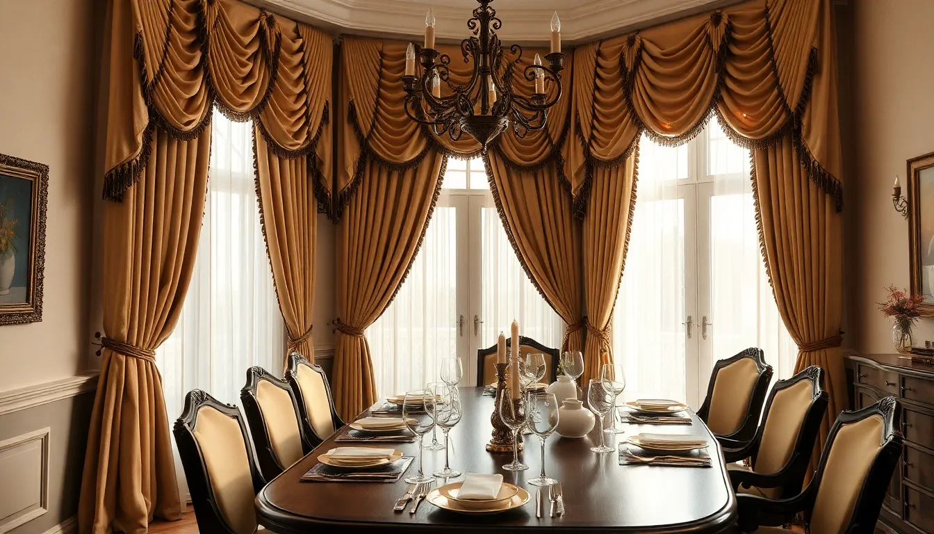 25 Stunning Dining Room Curtain Ideas That Transform Your Space Instantly 14 25 Stunning Dining Room Curtain Ideas That Transform Your Space Instantly 13