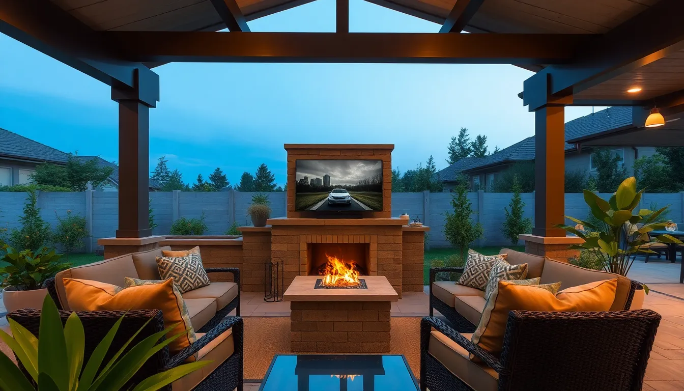 25 Stunning Fireplace Ideas with TV That Transform Any Living Room 14 25 Stunning Fireplace Ideas with TV That Transform Any Living Room 13