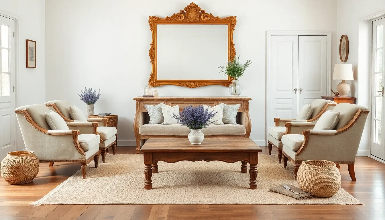 25 Stunning French Country Living Room Ideas That'll Transform Your Home 14 25 Stunning French Country Living Room Ideas That'll Transform Your Home 13