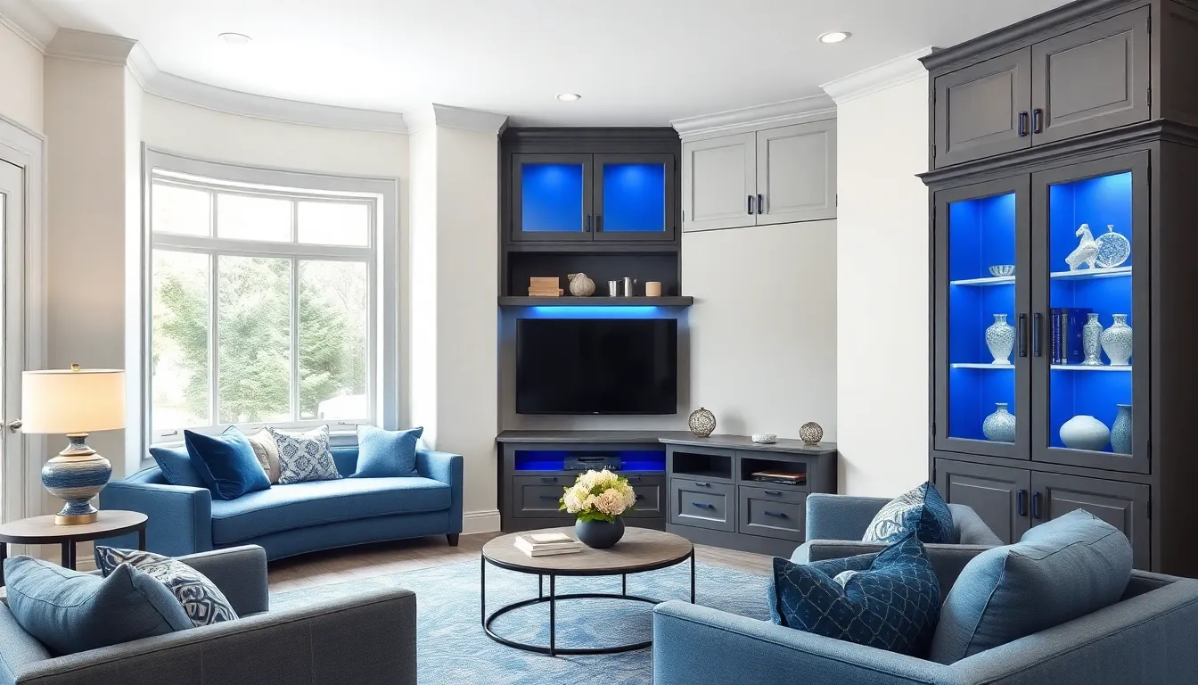 27 Stunning Gray and Blue Living Room Ideas That'll Transform Your Space 14 27 Stunning Gray and Blue Living Room Ideas That'll Transform Your Space 13