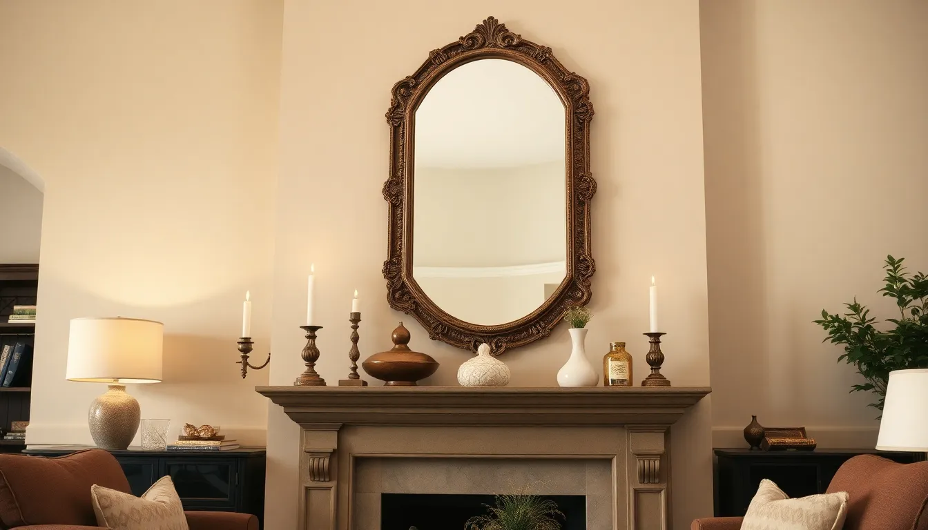 25 Stunning Mantle Decorating Ideas to Transform Your Fireplace (Budget-Friendly!) 14 25 Stunning Mantle Decorating Ideas to Transform Your Fireplace (Budget-Friendly!) 13