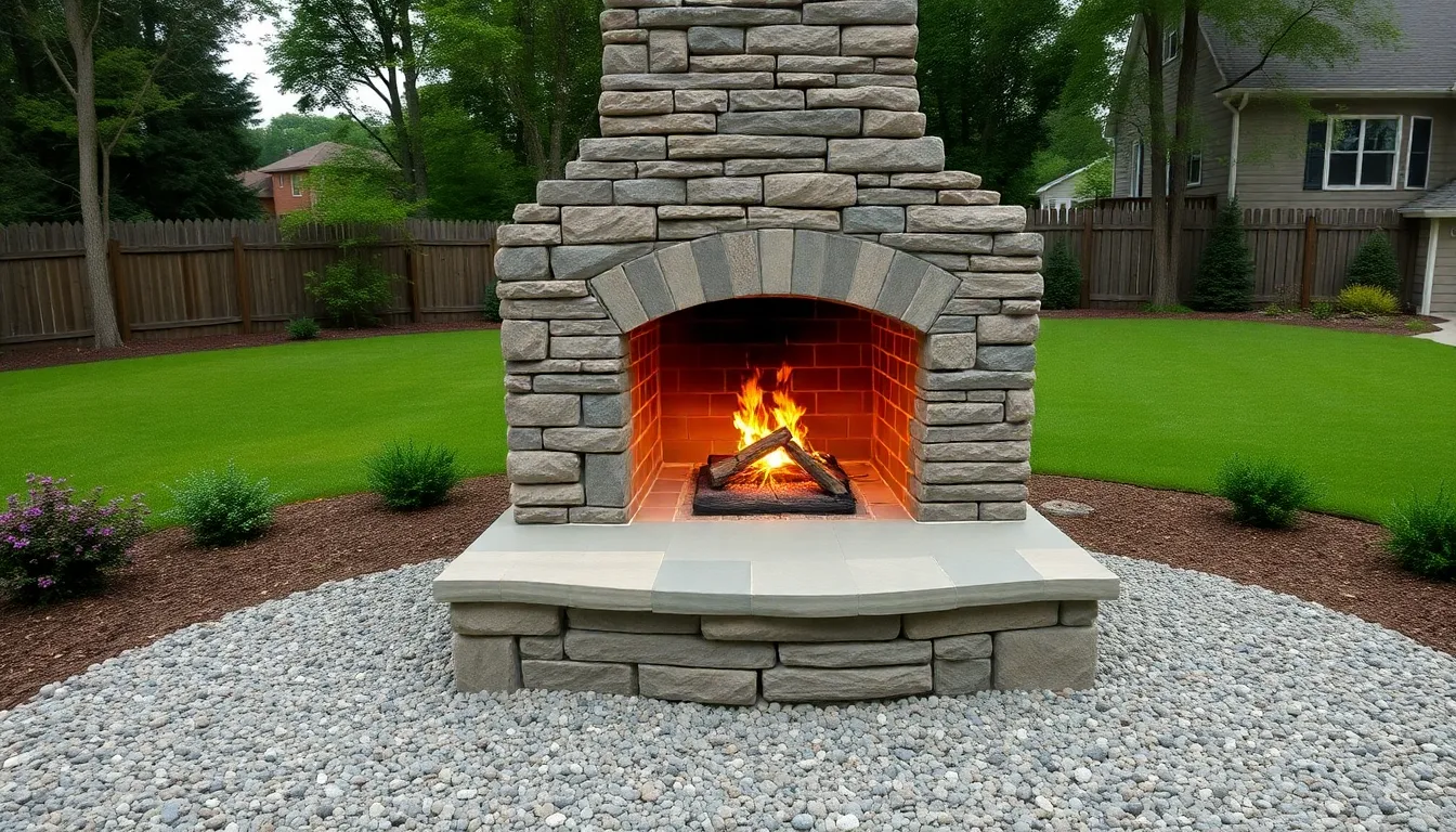 25 Stunning Outdoor Fireplace Ideas to Transform Your Backyard in 2025 13