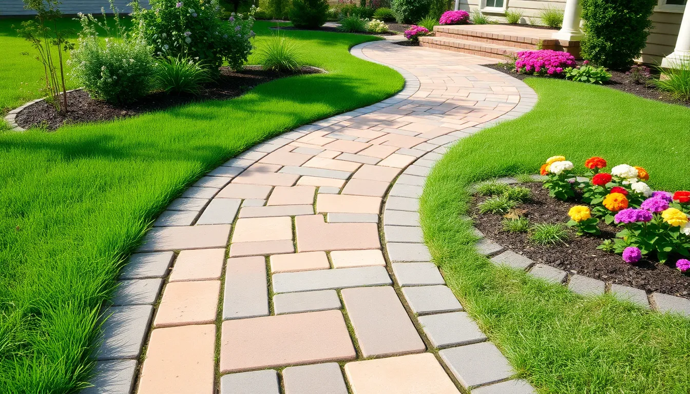30 Stunning Paver Walkway Ideas That Will Transform Your Outdoor Space 14 30 Stunning Paver Walkway Ideas That Will Transform Your Outdoor Space 13