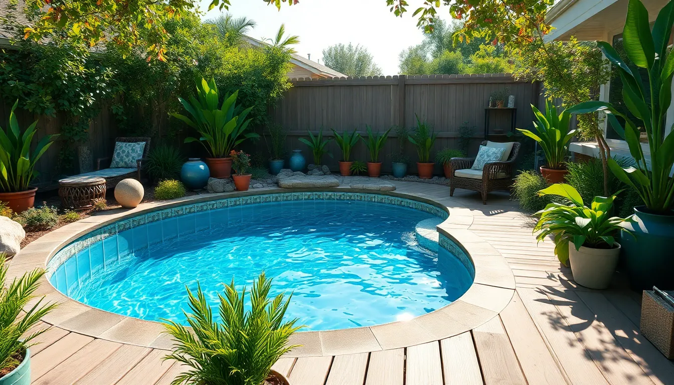 27 Small Backyard Pool Ideas That'll Transform Your Tiny Space Into a Paradise 14 27 Small Backyard Pool Ideas That'll Transform Your Tiny Space Into a Paradise 13