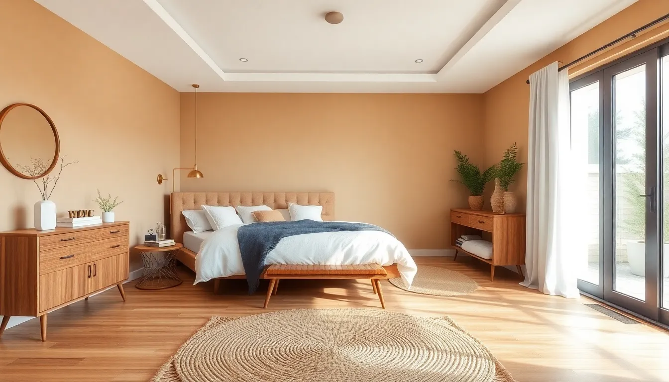 25 Stunning Tan Bedroom Ideas That'll Transform Your Space Into a Cozy Retreat 14 25 Stunning Tan Bedroom Ideas That'll Transform Your Space Into a Cozy Retreat 13