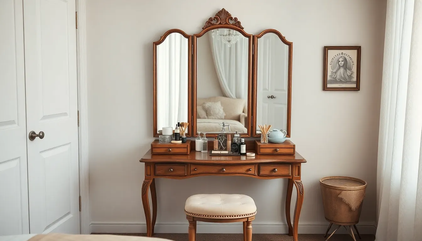 25 Stunning Bedroom Vanity Ideas That Transform Your Daily Routine (2025) 16 25 Stunning Bedroom Vanity Ideas That Transform Your Daily Routine (2025) 15