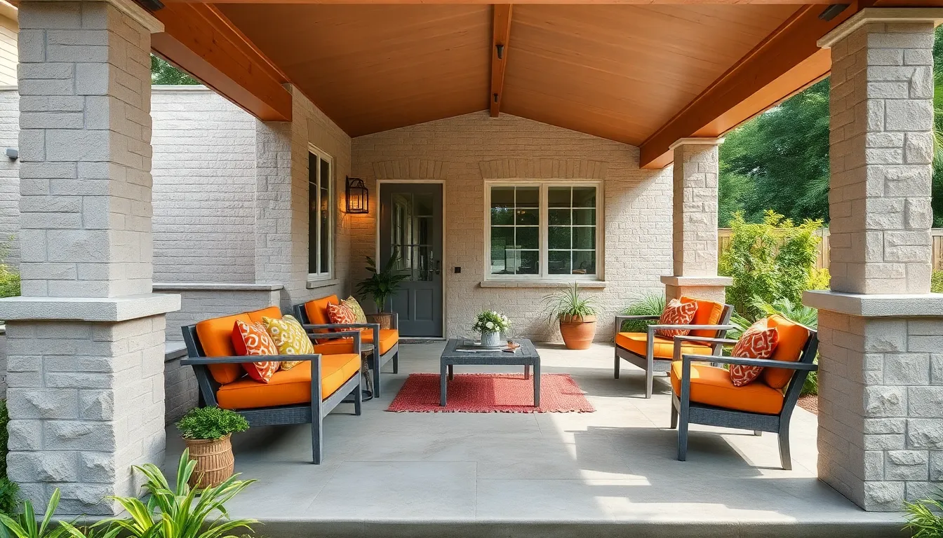 25 Stunning Concrete Porch Ideas That Will Transform Your Home's Curb Appeal 16 25 Stunning Concrete Porch Ideas That Will Transform Your Home's Curb Appeal 15