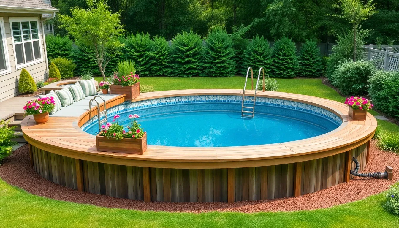 25 Above Ground Pool Deck Ideas That Transform Your Backyard (2025 Guide) 18 25 Above Ground Pool Deck Ideas That Transform Your Backyard (2025 Guide) 17