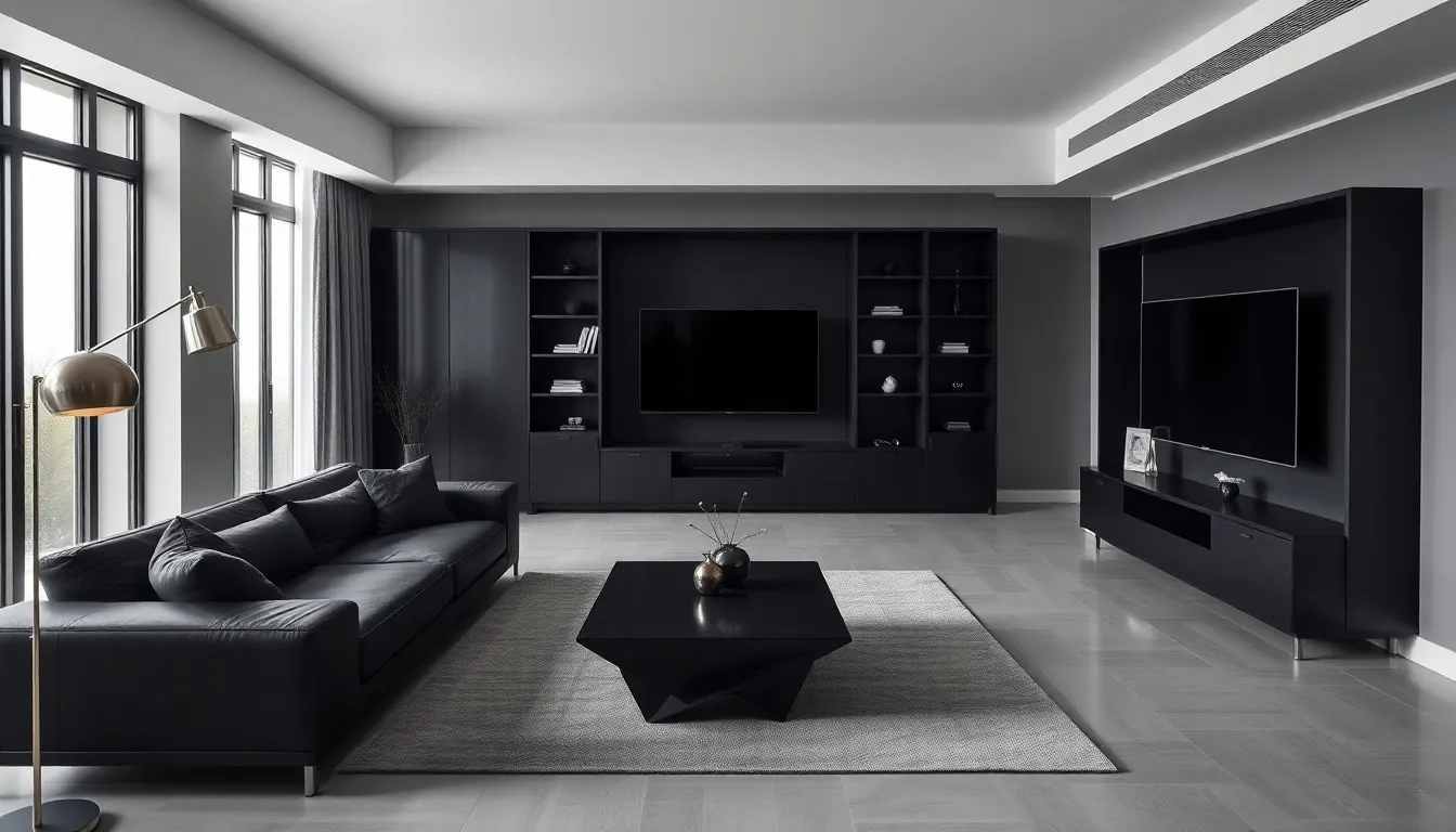 23 Stunning Black Living Room Ideas That Will Transform Your Space 18 23 Stunning Black Living Room Ideas That Will Transform Your Space 17