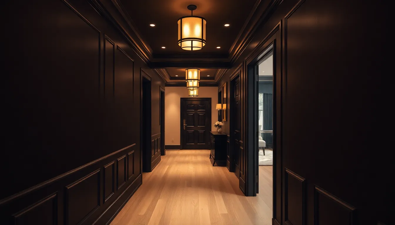 27 Dark Hallway Ideas That Turn Your Forgotten Space Into a Stunning Focal Point 18 27 Dark Hallway Ideas That Turn Your Forgotten Space Into a Stunning Focal Point 17