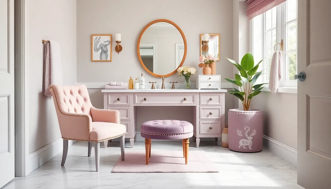23 Girly Bathroom Ideas to Create Your Dream Pink Paradise (2025 Guide) 18 23 Girly Bathroom Ideas to Create Your Dream Pink Paradise (2025 Guide) 17