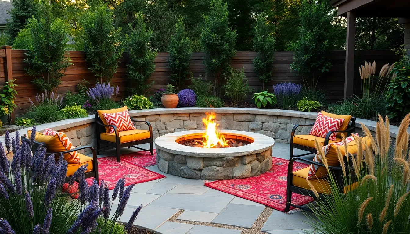 27 Stunning Outdoor Fire Pit Area Ideas to Transform Your Backyard Into a Cozy Retreat 18 27 Stunning Outdoor Fire Pit Area Ideas to Transform Your Backyard Into a Cozy Retreat 17