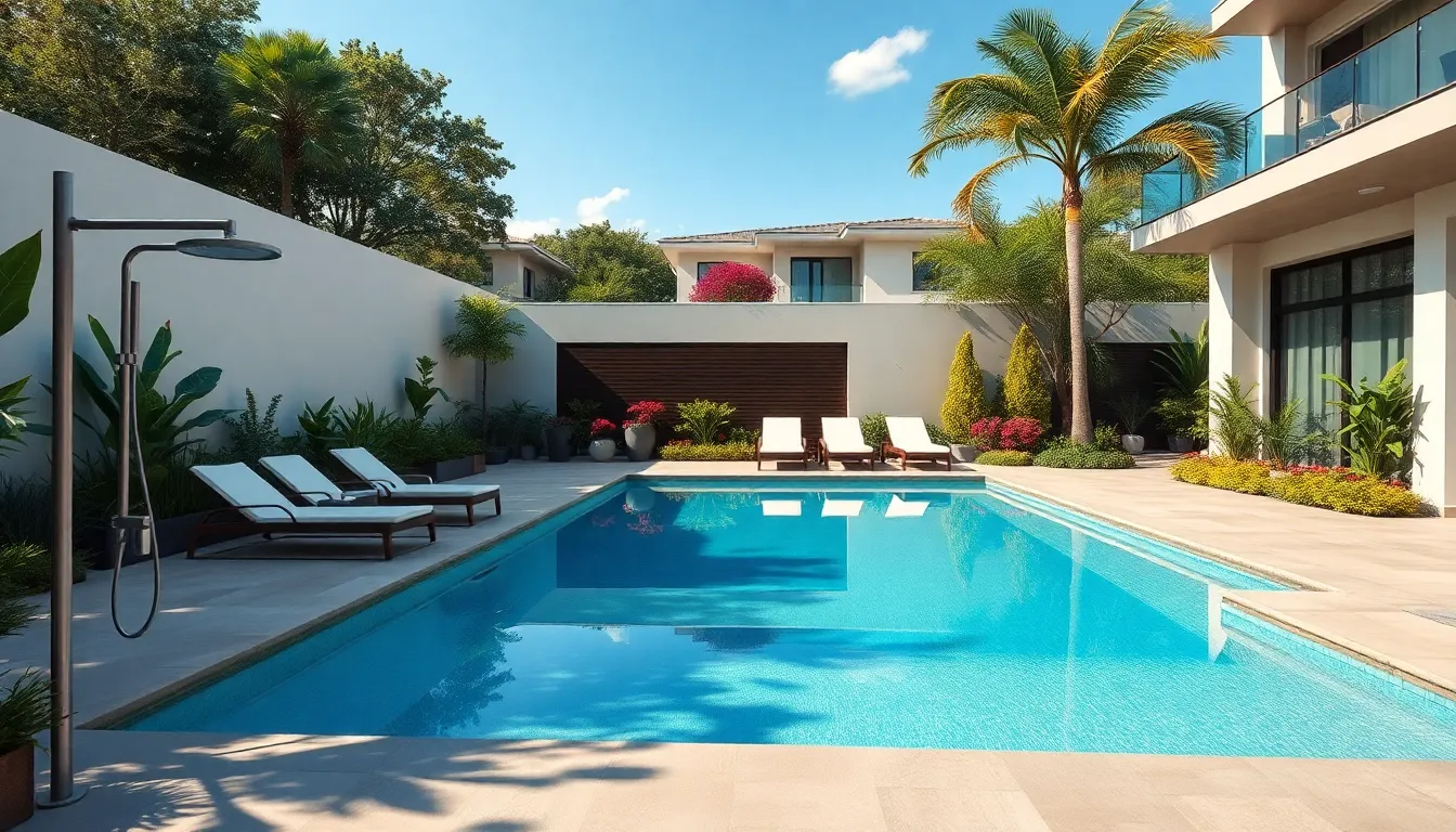 25 Stunning Outdoor Pool Area Ideas to Transform Your Backyard Into a Paradise 18 25 Stunning Outdoor Pool Area Ideas to Transform Your Backyard Into a Paradise 17