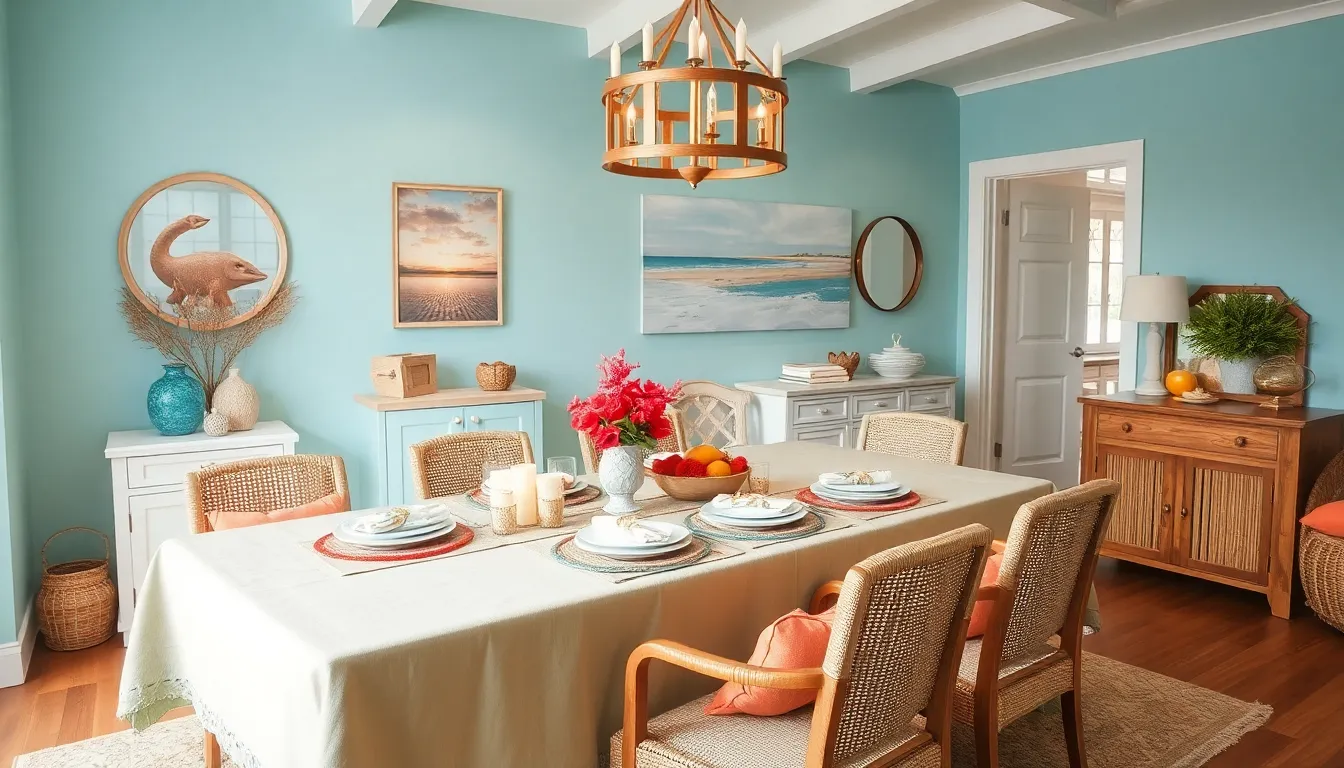 15 Coastal Dining Room Ideas That Bring Beach Vibes to Your Home 2 15 Coastal Dining Room Ideas That Bring Beach Vibes to Your Home 1