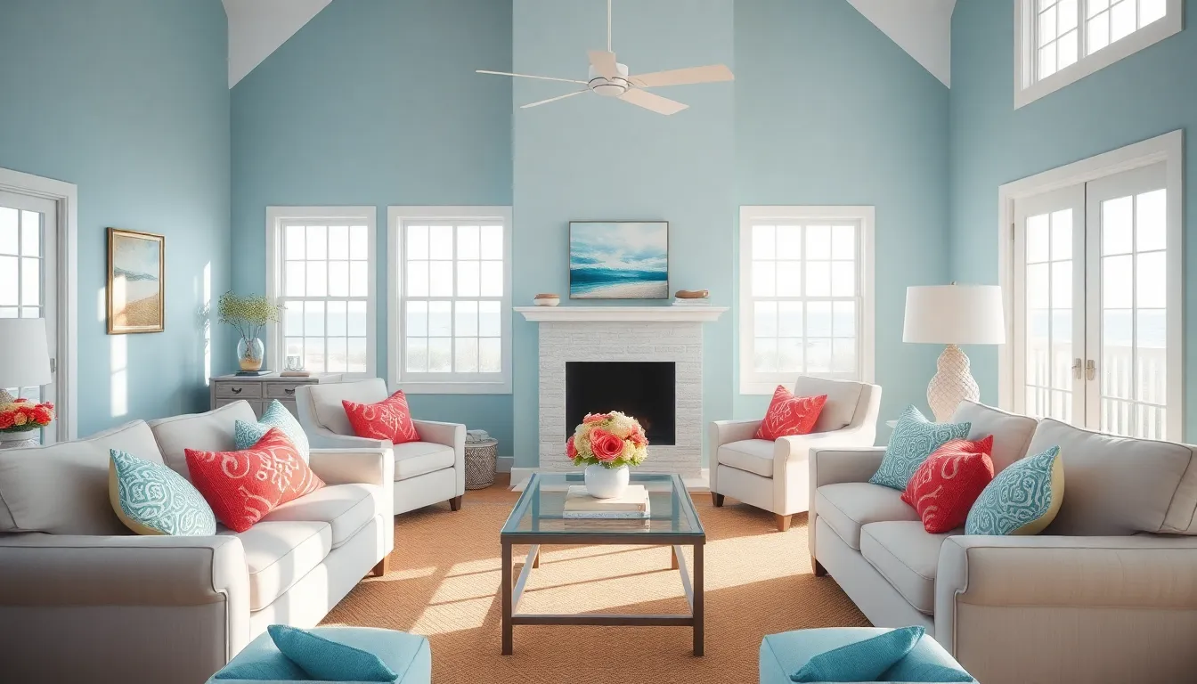 25 Stunning Coastal Living Room Ideas to Transform Your Space Into a Seaside Retreat 2 25 Stunning Coastal Living Room Ideas to Transform Your Space Into a Seaside Retreat 1