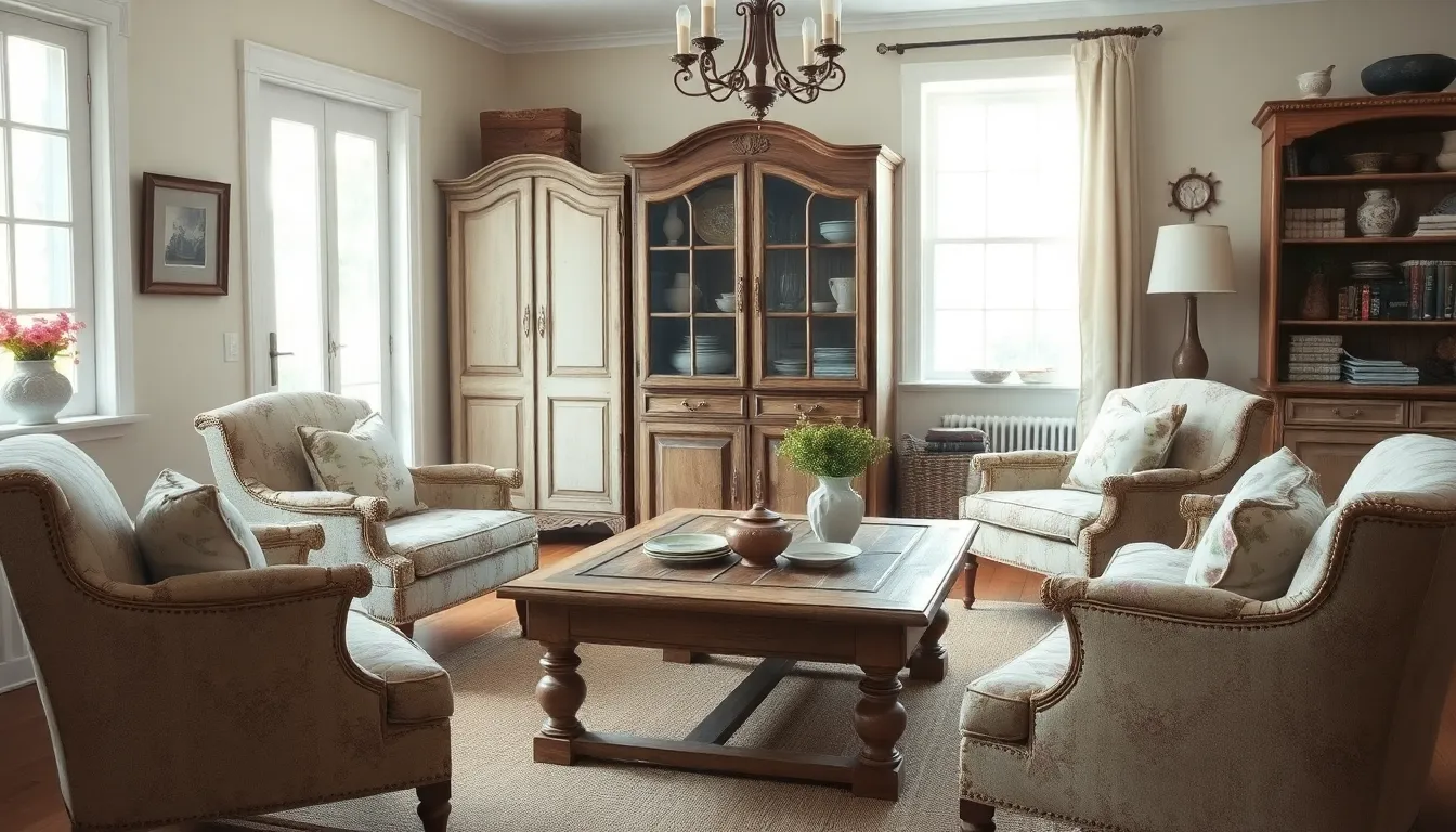 25 Stunning French Country Living Room Ideas That'll Transform Your Home 2 25 Stunning French Country Living Room Ideas That'll Transform Your Home 1