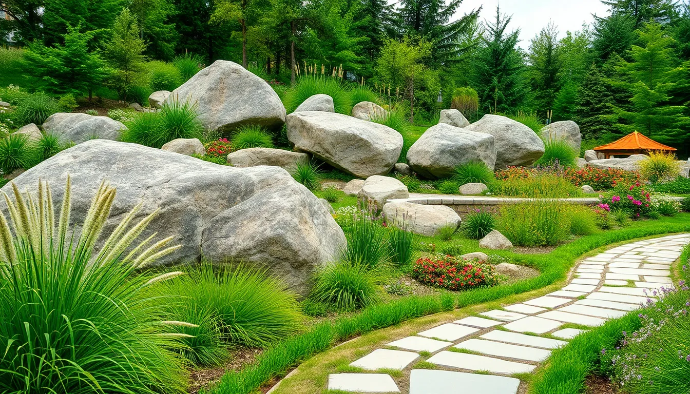 Landscaping With Large Rocks: Transform Your Yard Into a Stunning Natural Oasis 2 Landscaping With Large Rocks: Transform Your Yard Into a Stunning Natural Oasis 1