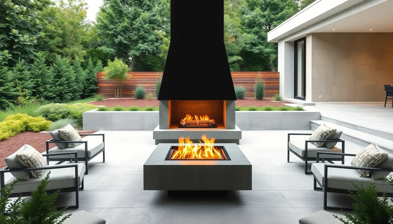 25 Stunning Outdoor Fireplace Ideas to Transform Your Backyard in 2025 1