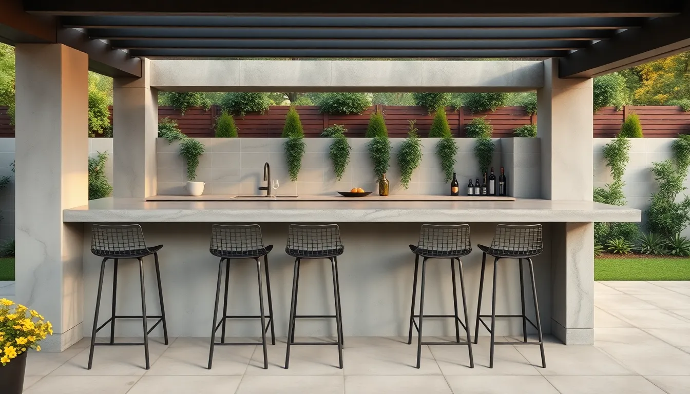 25 Stunning Outdoor Patio Bar Ideas to Transform Your Backyard Into an Oasis 2 25 Stunning Outdoor Patio Bar Ideas to Transform Your Backyard Into an Oasis 1