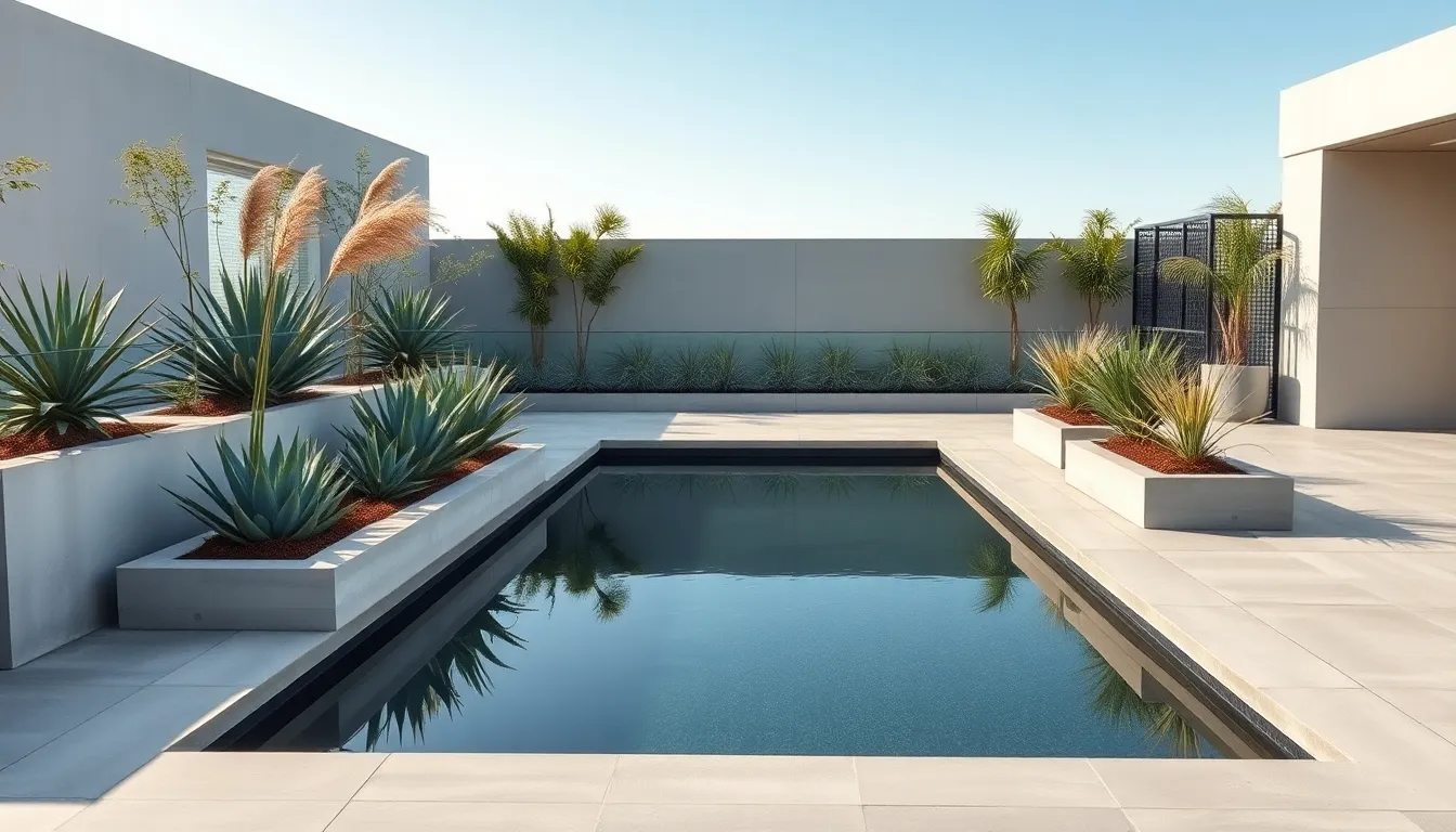 27 Stunning Pool Landscaping Ideas to Transform Your Backyard Into a Luxury Retreat 2 27 Stunning Pool Landscaping Ideas to Transform Your Backyard Into a Luxury Retreat 1