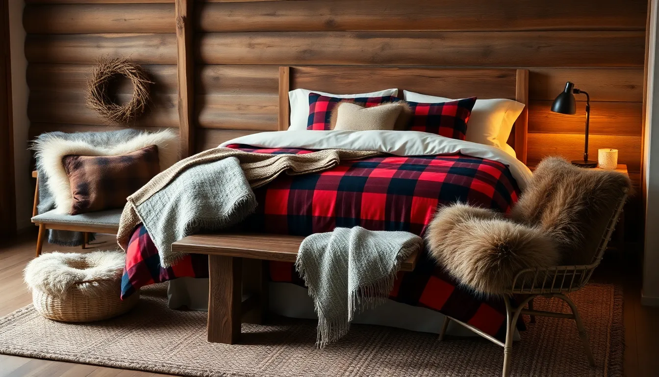 25 Cozy Rustic Bedroom Decor Ideas That'll Transform Your Space Into a Cabin Retreat 2 25 Cozy Rustic Bedroom Decor Ideas That'll Transform Your Space Into a Cabin Retreat 1