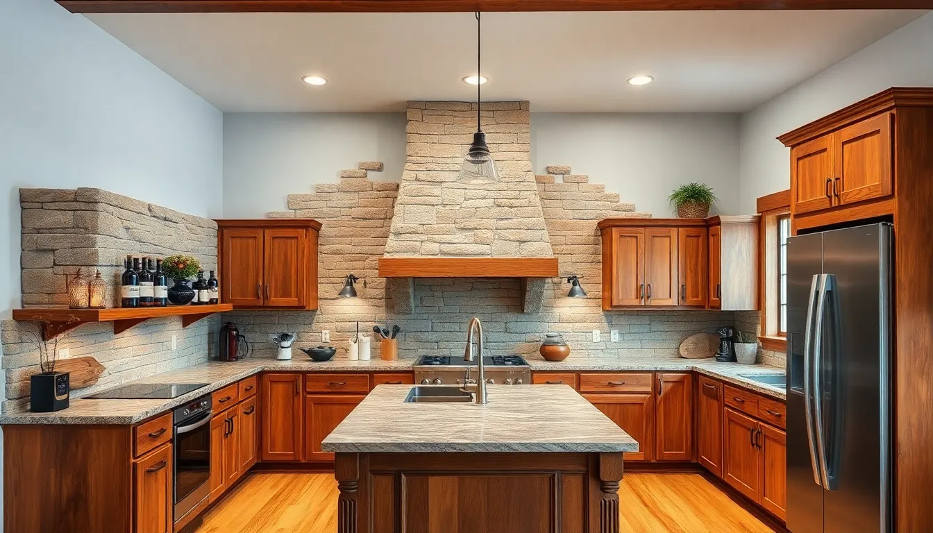 25 Rustic Kitchen Ideas That Blend Farmhouse Charm with Modern Function 2 25 Rustic Kitchen Ideas That Blend Farmhouse Charm with Modern Function 1