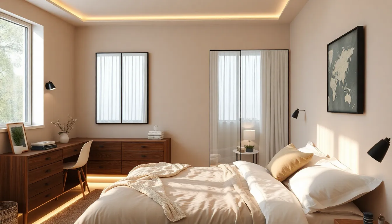 15 Small Bedroom Inspirations That Will Transform Your Tiny Space Into a Stylish Haven 2 15 Small Bedroom Inspirations That Will Transform Your Tiny Space Into a Stylish Haven 1