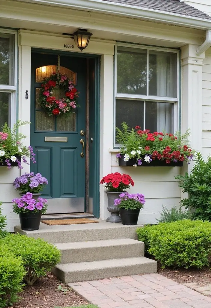 30 Small Front Porch Ideas That Maximize Every Inch 18 30 Small Front Porch Ideas That Maximize Every Inch - 18. Window Boxes
