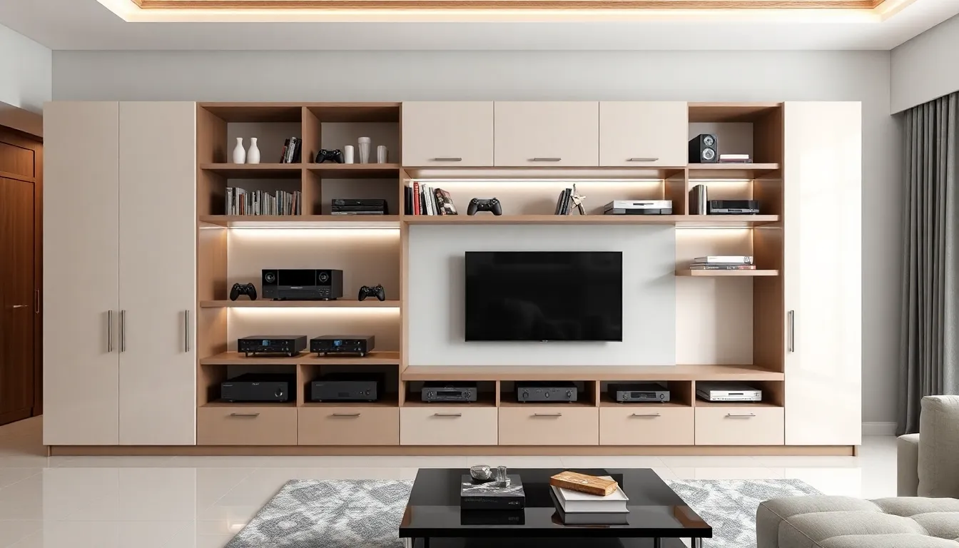 Modern TV Unit Wall Ideas That Transform Your Living Room in 2025 5