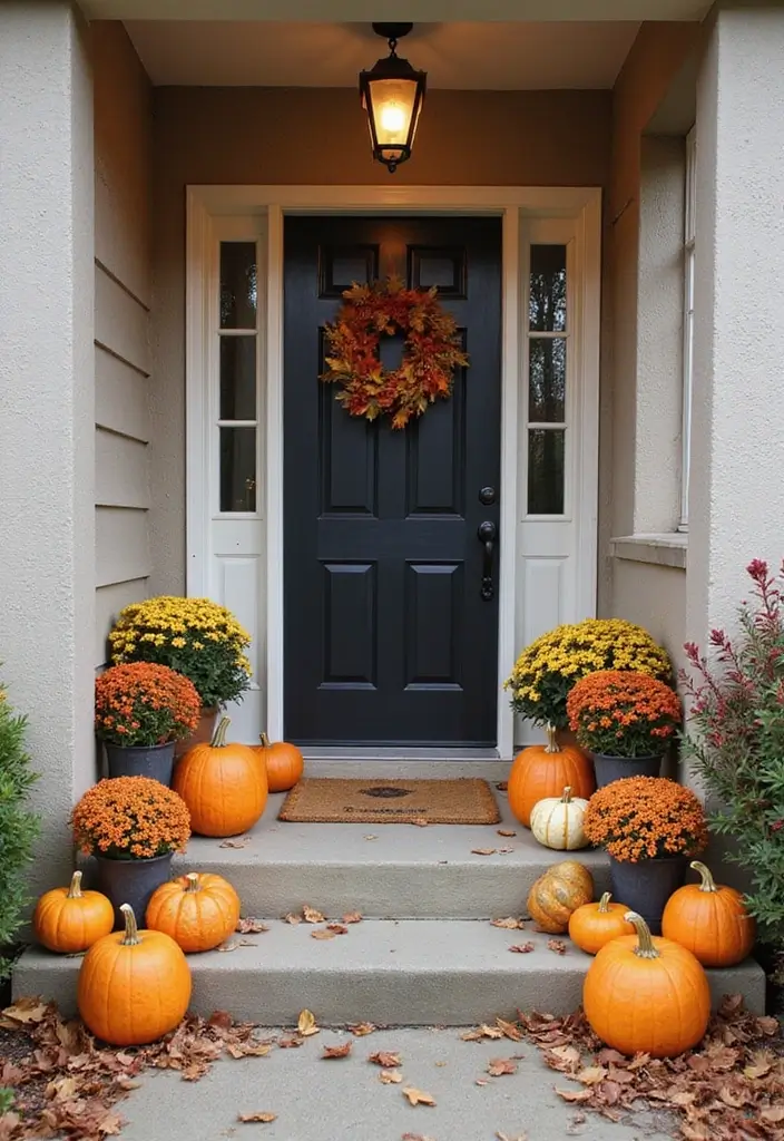 30 Small Front Porch Ideas That Maximize Every Inch 6 30 Small Front Porch Ideas That Maximize Every Inch - 6. Seasonal Decor