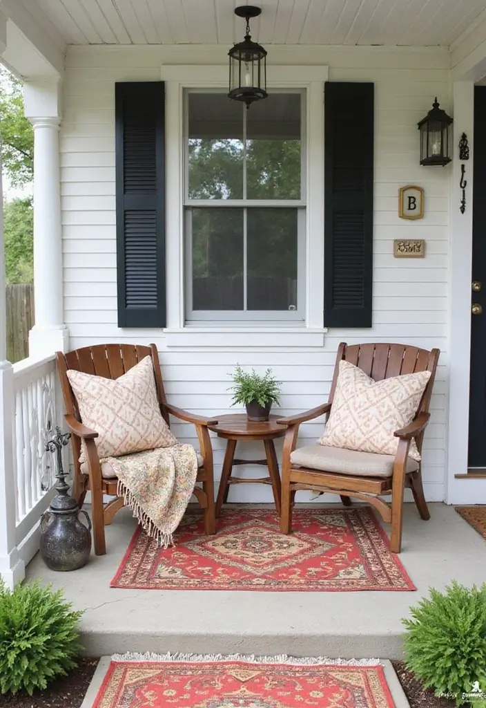 30 Small Front Porch Ideas That Maximize Every Inch 1 30 Small Front Porch Ideas That Maximize Every Inch - 1. Cozy Seating Nook