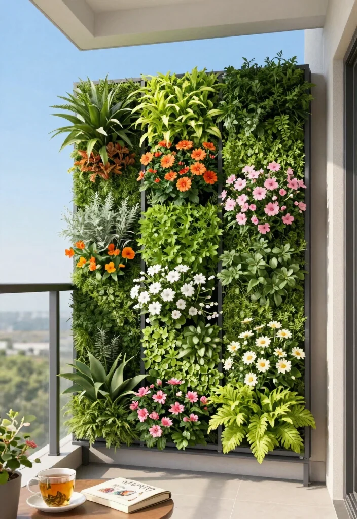 10 Balcony Vertical Garden Ideas for Apartment Living 89 10 Balcony Vertical Garden Ideas for Apartment Living - 9. Interchangeable Vertical Garden Panels 1