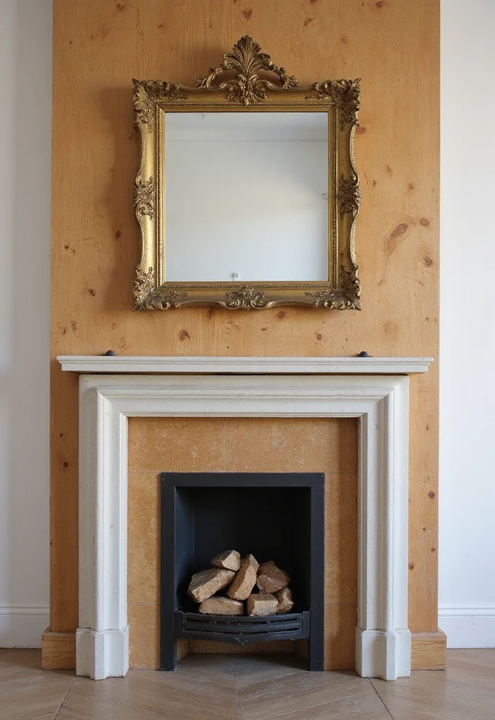 10 Boarded Up Fireplace Ideas for Creative Decorative Covers 78 10 Boarded Up Fireplace Ideas for Creative Decorative Covers - 8. Mirror Magic