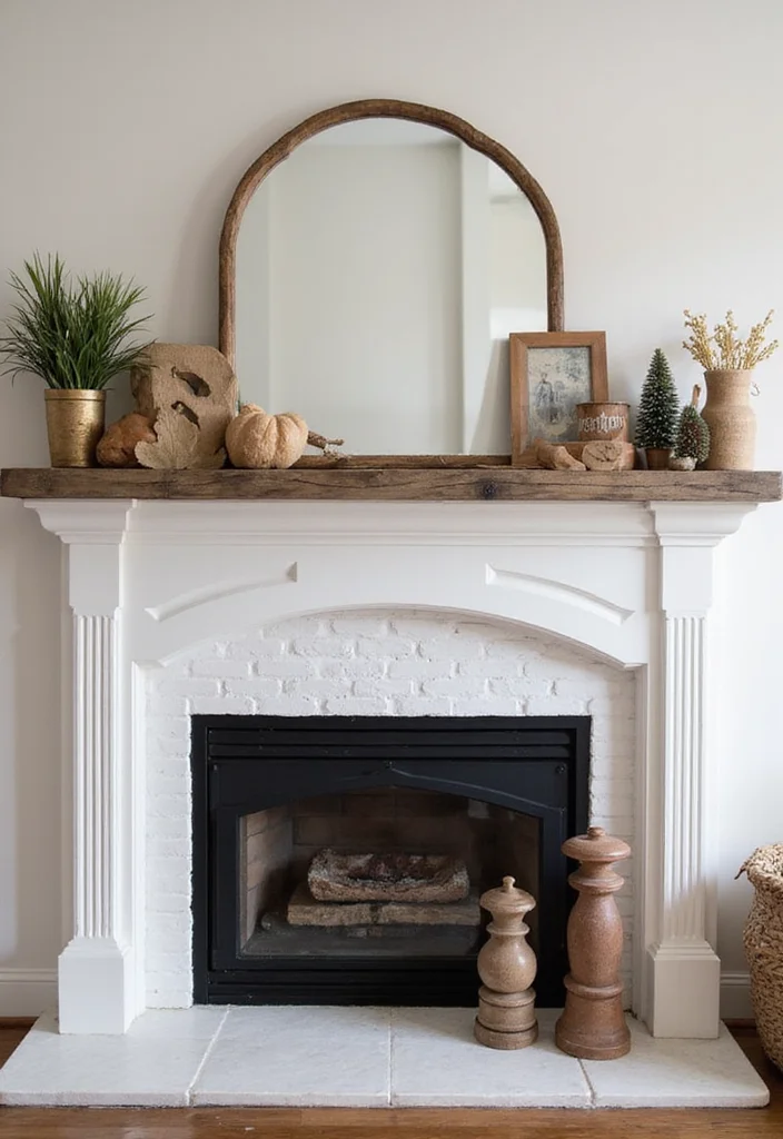 10 Cheap Fireplace Ideas for Easy Budget Updates 12 10 Cheap Fireplace Ideas for Easy Budget Updates - 2. Add a Mantle Makeover